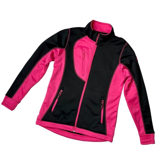 Choko Lethal 2 Black Pink Jeep Zipper Front Jacket Ladies Small - Picture 4 of 15